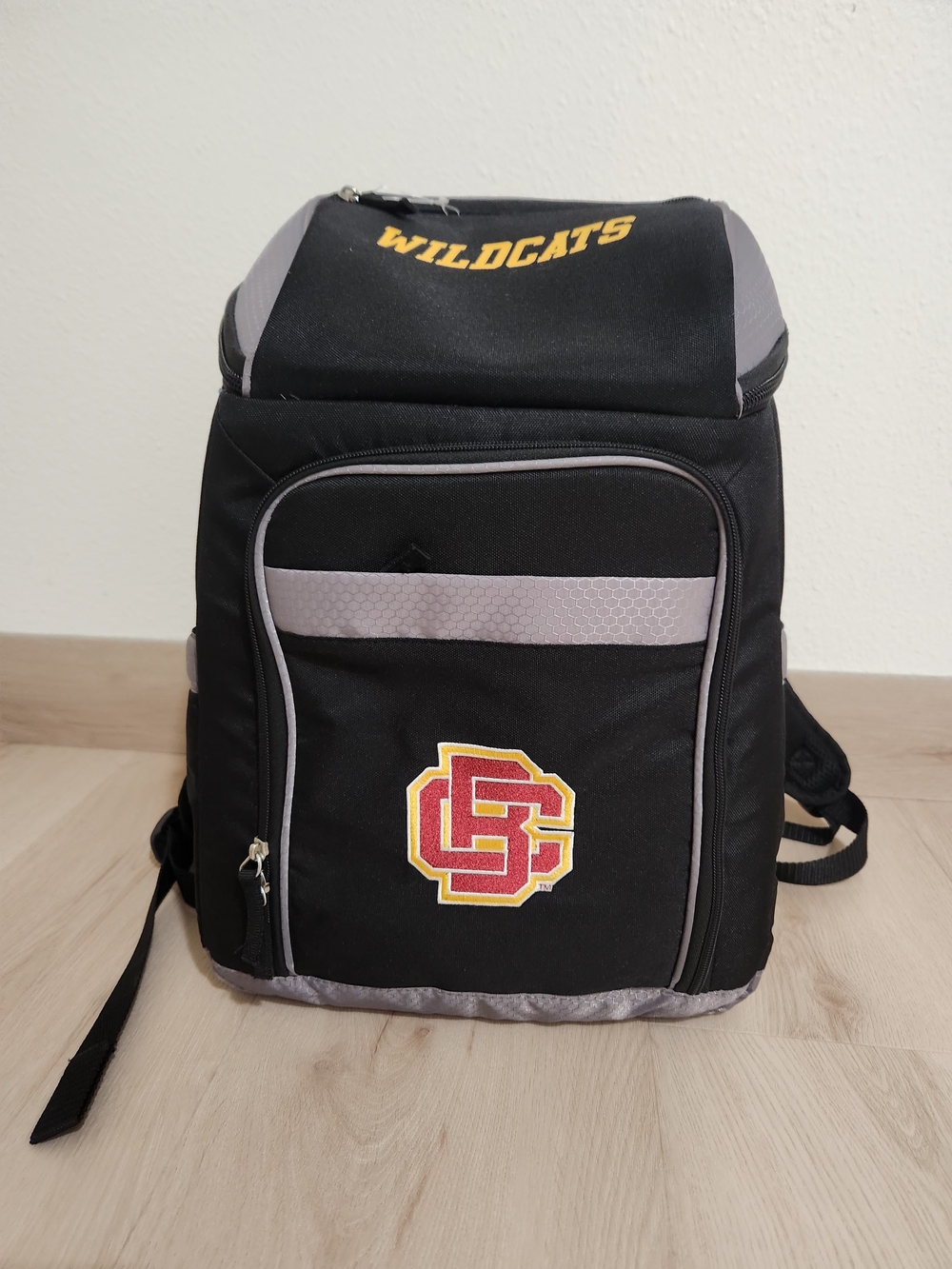 Wildcats Black and Gray Men's Backpack with Team Logo
